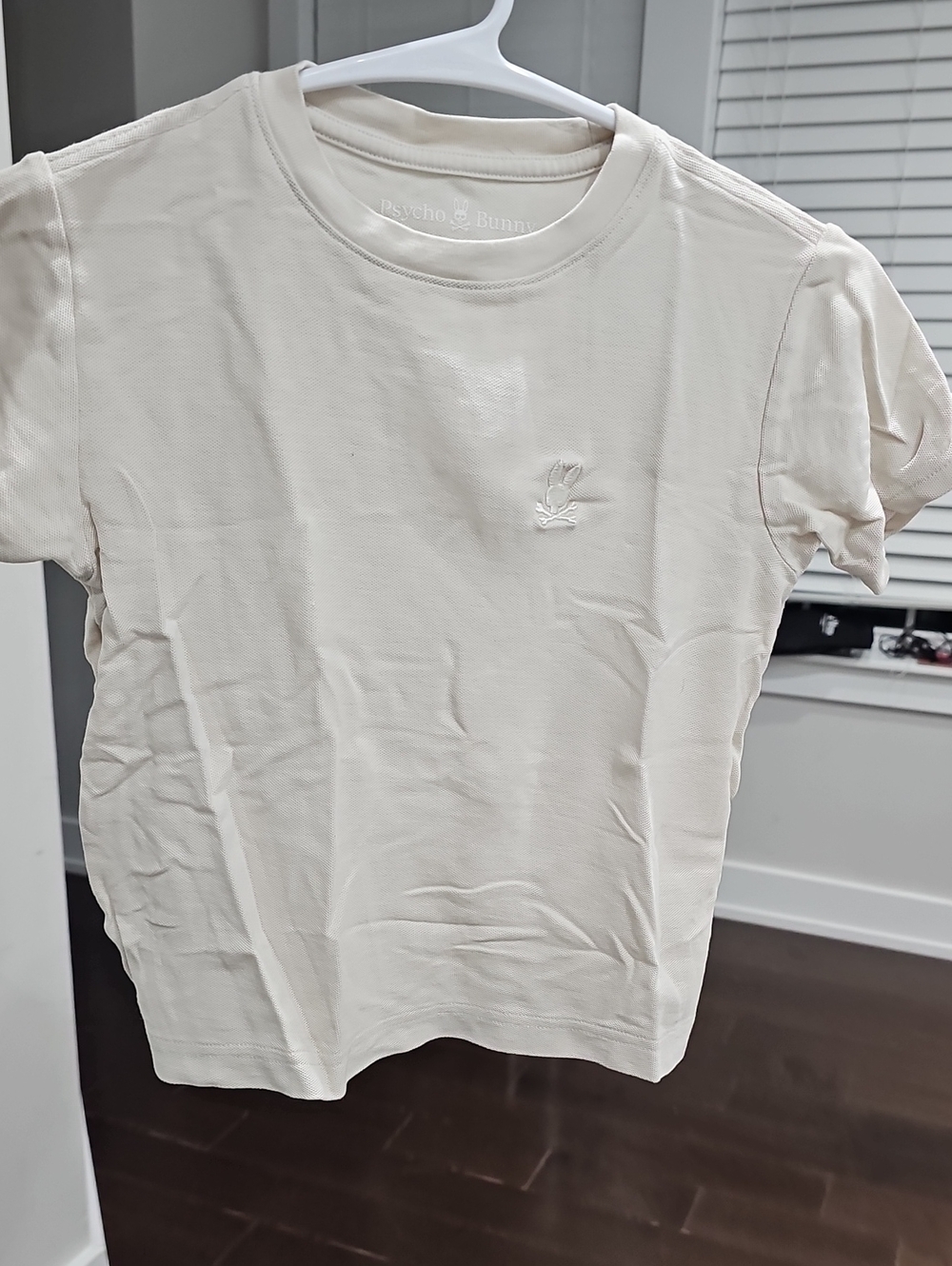Psycho Bunny Women's Off-White Crewneck Short Sleeve Tee